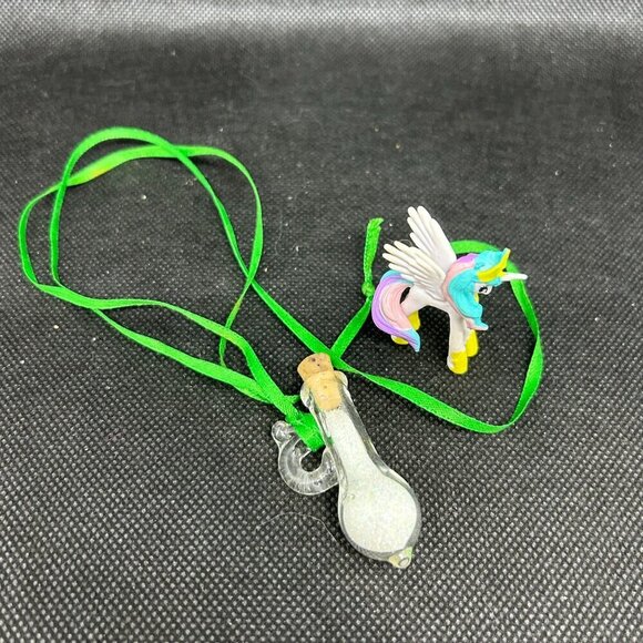 5 for $10 Girl's unicorn figure and pixie dust necklace - Picture 2 of 2